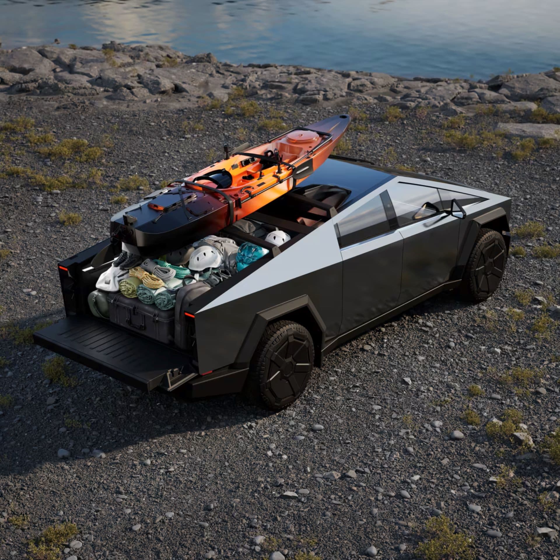 Concerns that Tesla Cybertruck’s hard body and angular design pose a threat to other road users