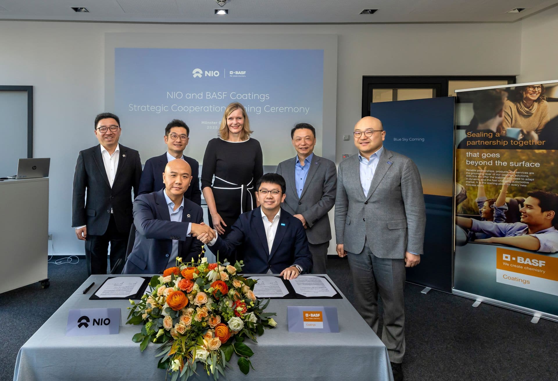 BASF Coatings and NIO agree on strategic partnership for automotive coatings