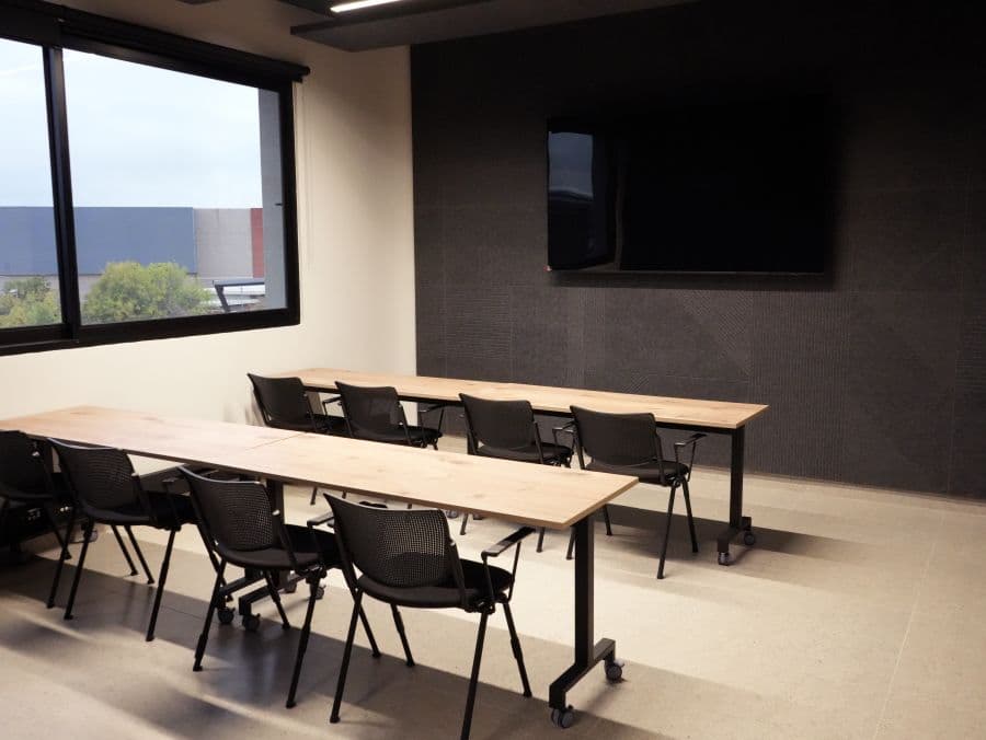 A classroom at the training centre