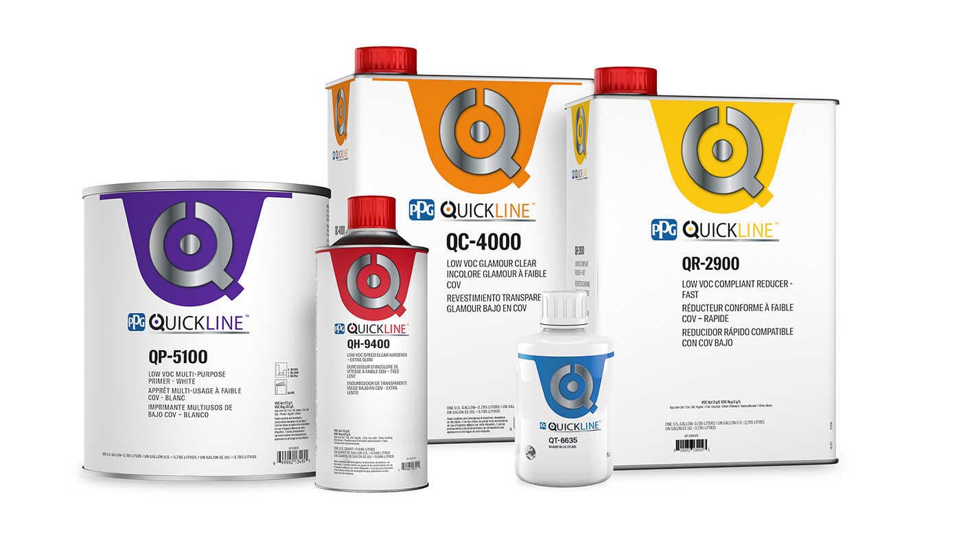 PPG Introduces Quickline Waterborne Refinish System for Modern Repair Shops