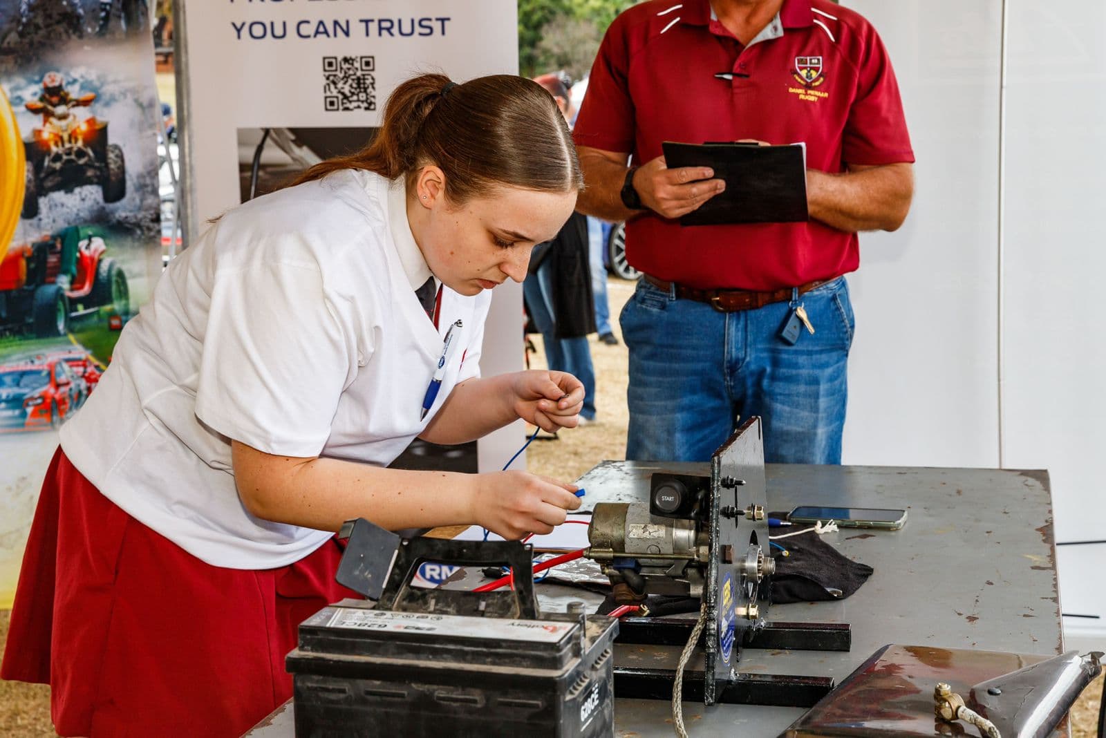 Female Motor Mech Champion Returns to Inspire Future Technicians in Kariega