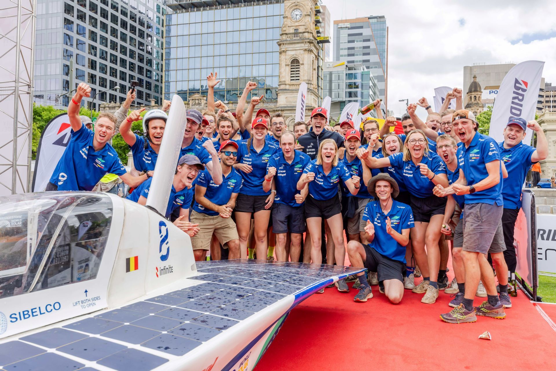 Innoptus Solar Team wins 2023 Bridgestone World Solar Challenge with the support of Axalta
